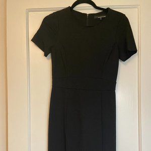 Black Cap Sleeve Dress